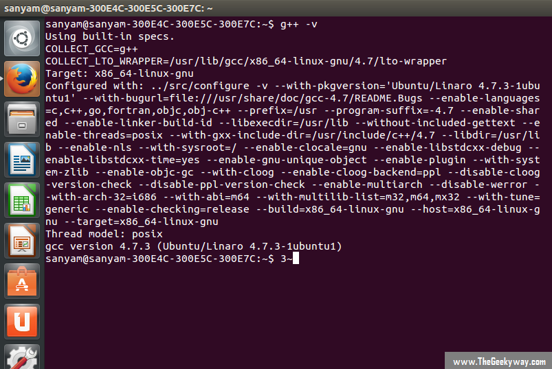 checking for gcc compiler in linux