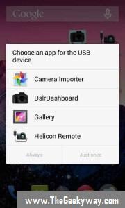 Choose App to Import